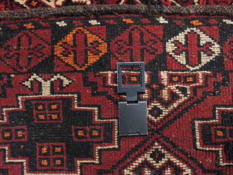 Baluch Red Runner Hand Knotted 13 X 47  Area Rug 100-110999 Image 5