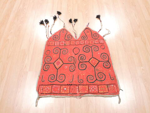 Turkman Red Hand Knotted 10 X 20  Area Rug 100-111001 Image 1