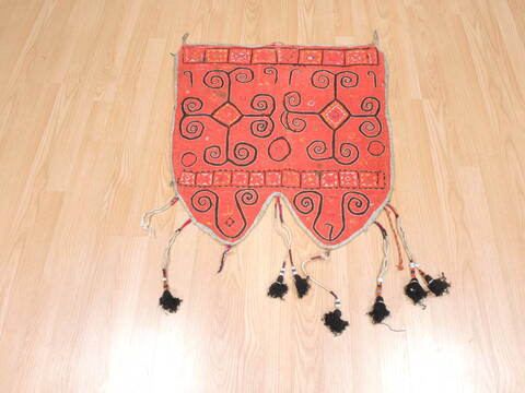 Turkman Red Hand Knotted 10 X 20  Area Rug 100-111001 Image 3