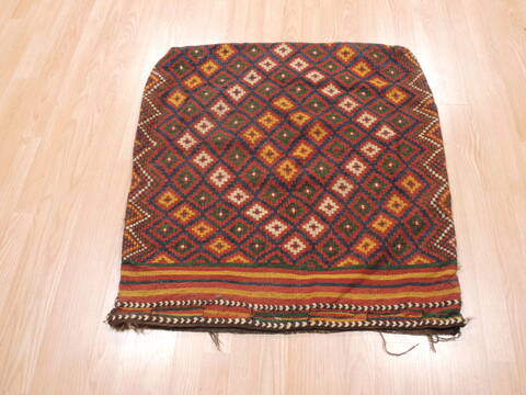Turkman Red Runner Flat Woven 26 X 56  Area Rug 100-111004 Image 1