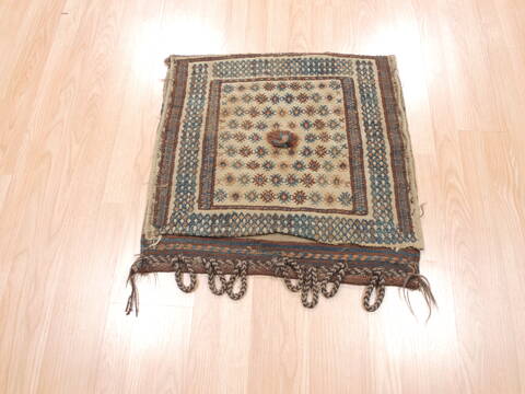 Baluch Beige Square Hand Woven 20 X 25  Area Rug 100-111010 Image 1