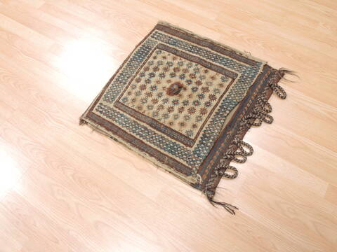 Baluch Beige Square Hand Woven 20 X 25  Area Rug 100-111010 Image 6