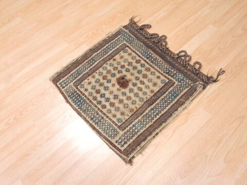Baluch Beige Square Hand Woven 20 X 25  Area Rug 100-111010 Image 8