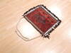 Baluch Red Square Hand Knotted 18 X 24  Area Rug 100-111011 Thumb 1