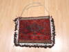 Baluch Red Square Hand Knotted 18 X 24  Area Rug 100-111011 Thumb 3