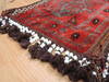 Baluch Red Square Hand Knotted 18 X 24  Area Rug 100-111011 Thumb 5
