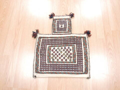 Baluch White Hand Woven 14 X 21  Area Rug 100-111035 Image 1