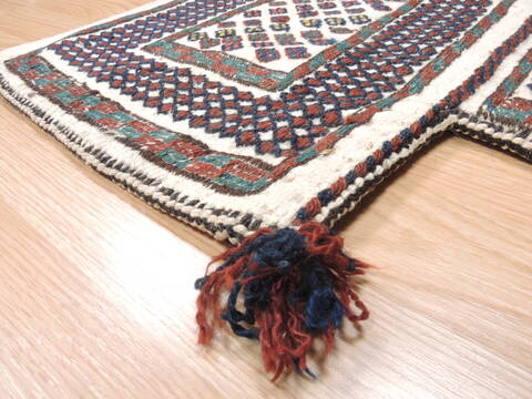 Baluch White Hand Woven 14 X 21  Area Rug 100-111035 Image 5