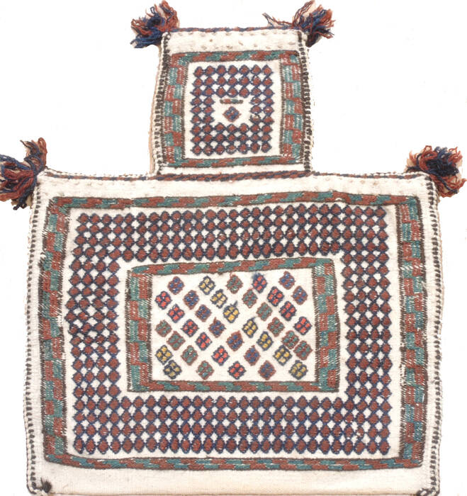 Baluch White Hand Woven 14 X 21  Area Rug 100-111035 Image 0