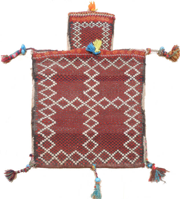 Baluch Red Square Hand Woven 17 X 20  Area Rug 100-111037 Image 0