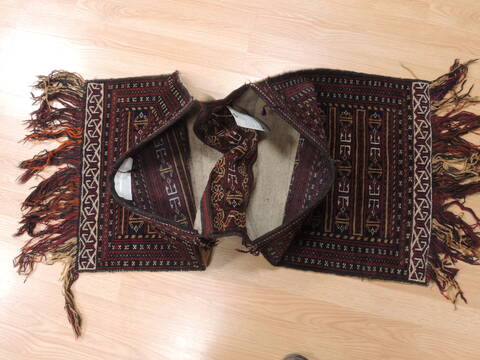 Baluch Red Hand Knotted 18 X 39  Area Rug 100-111040 Image 3