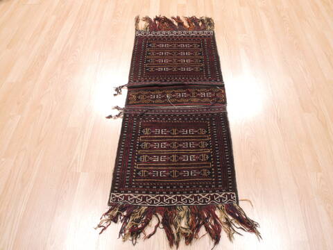 Baluch Red Hand Knotted 18 X 39  Area Rug 100-111040 Image 8