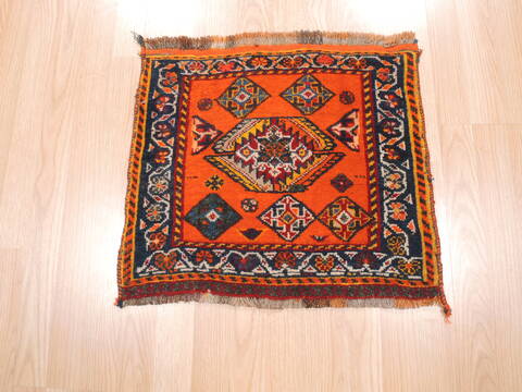 Baluch Orange Hand Knotted 14 X 20  Area Rug 100-111041 Image 1