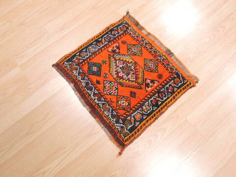 Baluch Orange Hand Knotted 14 X 20  Area Rug 100-111041 Image 2