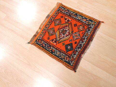 Baluch Orange Hand Knotted 14 X 20  Area Rug 100-111041 Image 3