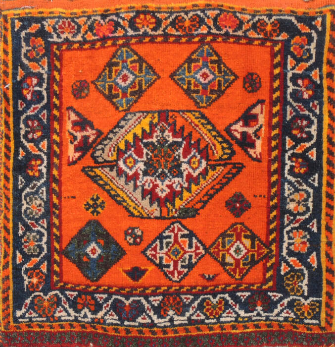 Baluch Orange Hand Knotted 14 X 20  Area Rug 100-111041 Image 0
