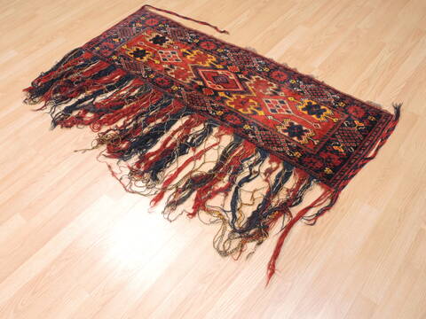 Baluch Red Hand Knotted 17 X 411  Area Rug 100-111046 Image 3