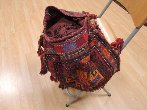 Baluch Red Hand Knotted 17 X 36  Area Rug 100-111047 Image 10