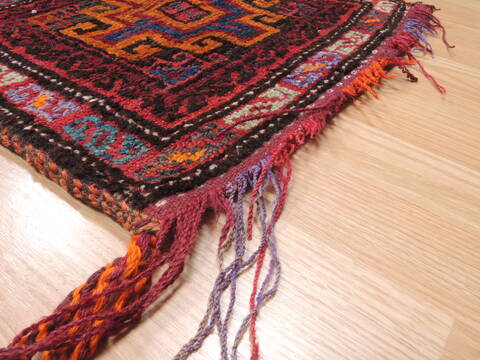 Baluch Red Hand Knotted 17 X 36  Area Rug 100-111047 Image 4
