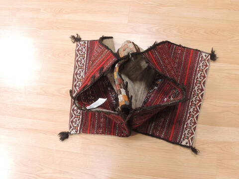 Baluch Red Hand Woven 18 X 37  Area Rug 100-111048 Image 5