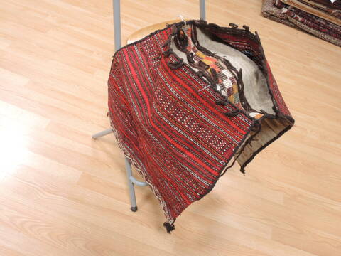 Baluch Red Hand Woven 18 X 37  Area Rug 100-111048 Image 7