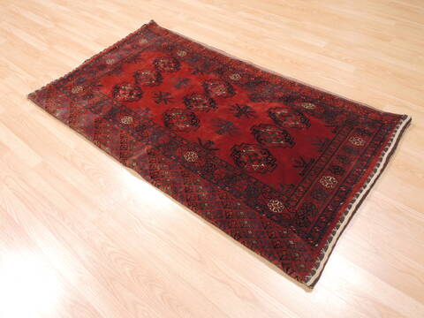 Baluch Red Hand Knotted 30 X 56  Area Rug 100-111050 Image 3