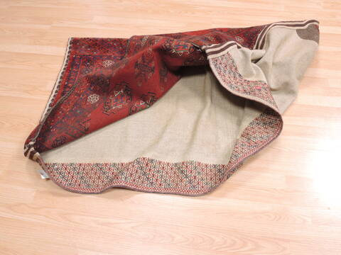 Baluch Red Hand Knotted 30 X 56  Area Rug 100-111050 Image 6