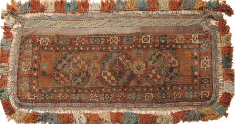 Baluch Brown Runner Hand Knotted 26 X 65  Area Rug 100-111054 Image 0