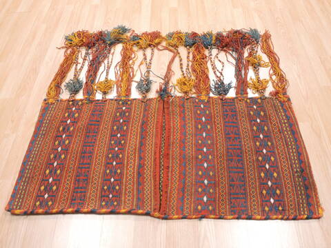 Baluch Red Flat Woven 20 X 43  Area Rug 100-111057 Image 1