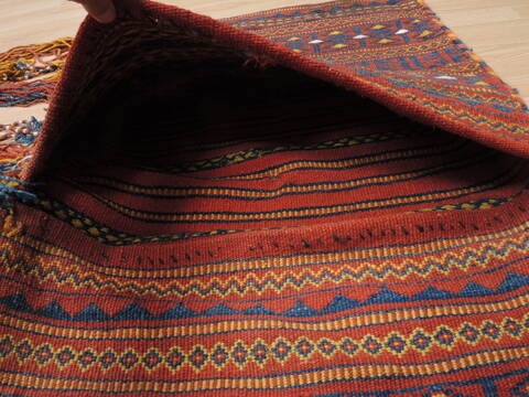 Baluch Red Flat Woven 20 X 43  Area Rug 100-111057 Image 4
