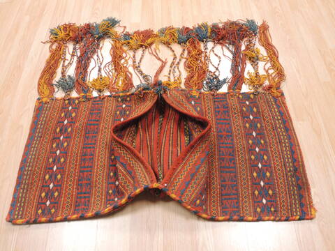 Baluch Red Flat Woven 20 X 43  Area Rug 100-111057 Image 6