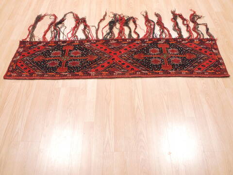 Baluch Red Hand Knotted 16 X 411  Area Rug 100-111060 Image 1
