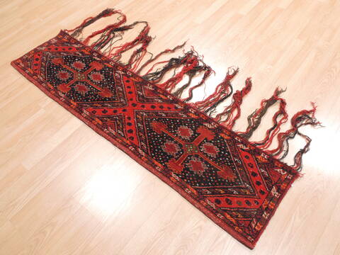 Baluch Red Hand Knotted 16 X 411  Area Rug 100-111060 Image 2