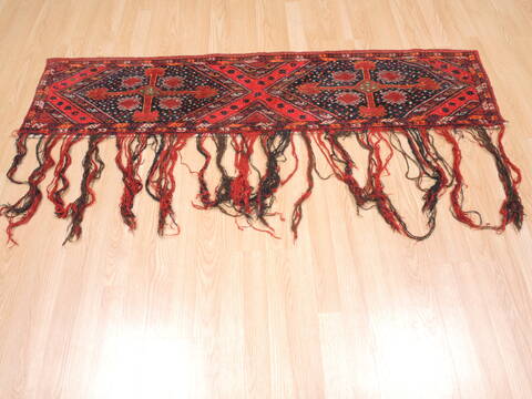 Baluch Red Hand Knotted 16 X 411  Area Rug 100-111060 Image 4