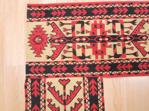 Kilim Red Runner Flat Woven 14 X 51  Area Rug 100-111061 Image 4