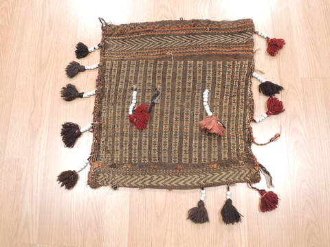 Baluch Brown Flat Woven 14 X 17  Area Rug 100-111068 Image 1