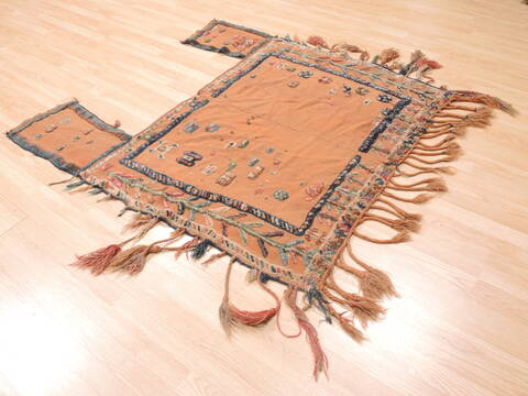 Baluch Beige Flat Woven 46 X 47  Area Rug 100-111073 Image 3