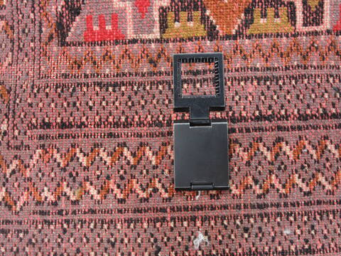 Baluch Grey Hand Knotted 20 X 43  Area Rug 134-111080 Image 7