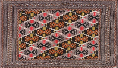 Baluch Grey Hand Knotted 20 X 43  Area Rug 134-111080 Image 0