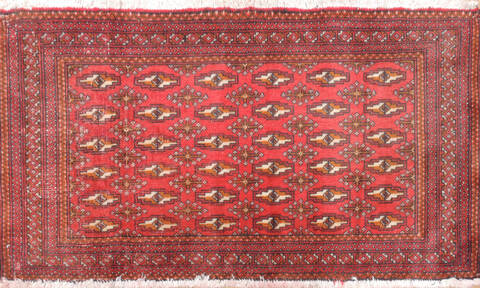 Baluch Red Hand Knotted 20 X 43  Area Rug 134-111088 Image 0