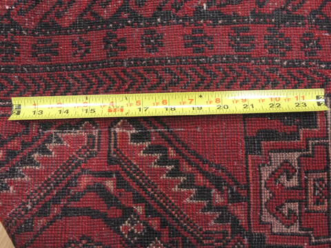 Baluch Red Hand Knotted 211 X 45  Area Rug 134-111100 Image 6
