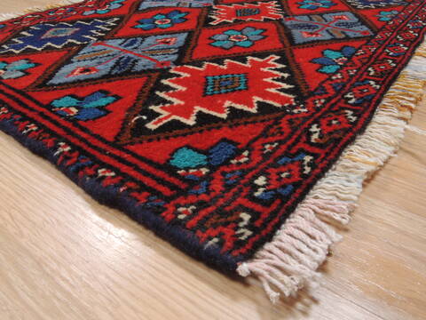 Baluch Red Hand Knotted 14 X 20  Area Rug 134-111117 Image 4