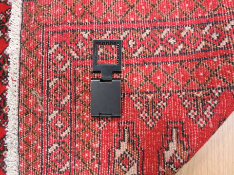 Baluch Red Hand Knotted 20 X 43  Area Rug 134-111119 Image 1