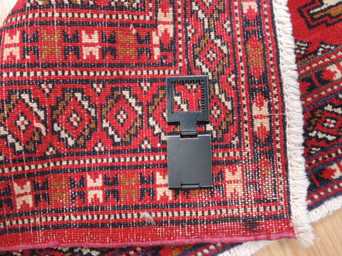 Baluch Red Hand Knotted 20 X 43  Area Rug 134-111121 Image 5
