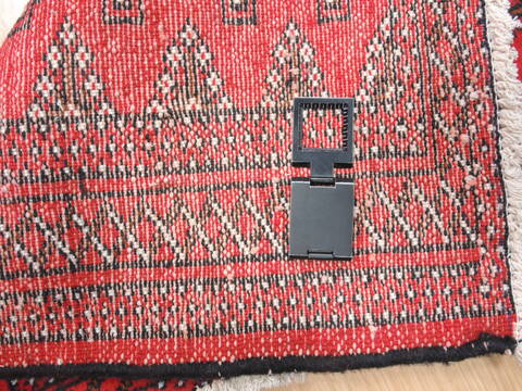 Baluch Red Hand Knotted 20 X 43  Area Rug 134-111122 Image 5