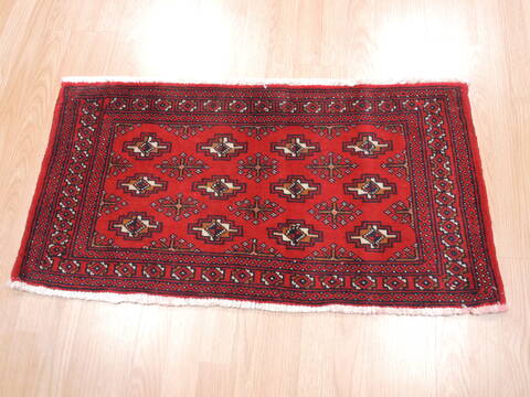 Baluch Red Hand Knotted 18 X 33  Area Rug 134-111128 Image 1