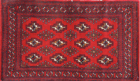 Baluch Red Hand Knotted 18 X 33  Area Rug 134-111128 Image 0
