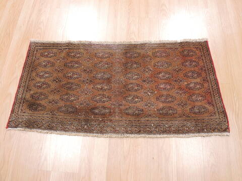 Baluch Brown Hand Knotted 19 X 37  Area Rug 134-111135 Image 2