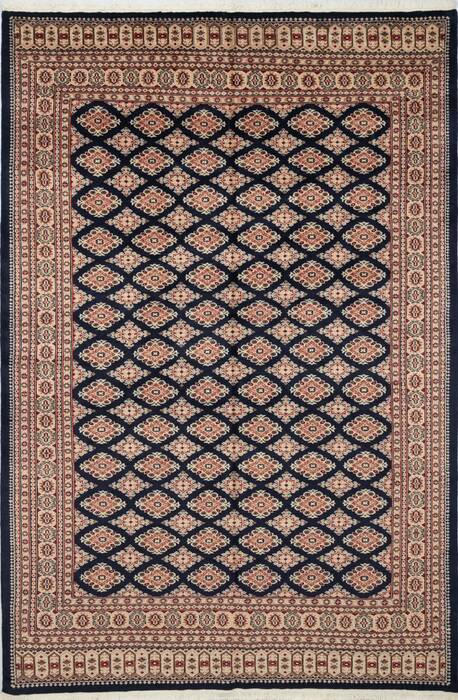 Jaldar Blue Hand Knotted 61 X 93  Area Rug 700-111216 Image 0