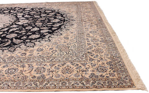Nain Beige Hand Knotted 116 X 149  Area Rug 254-111873 Image 3